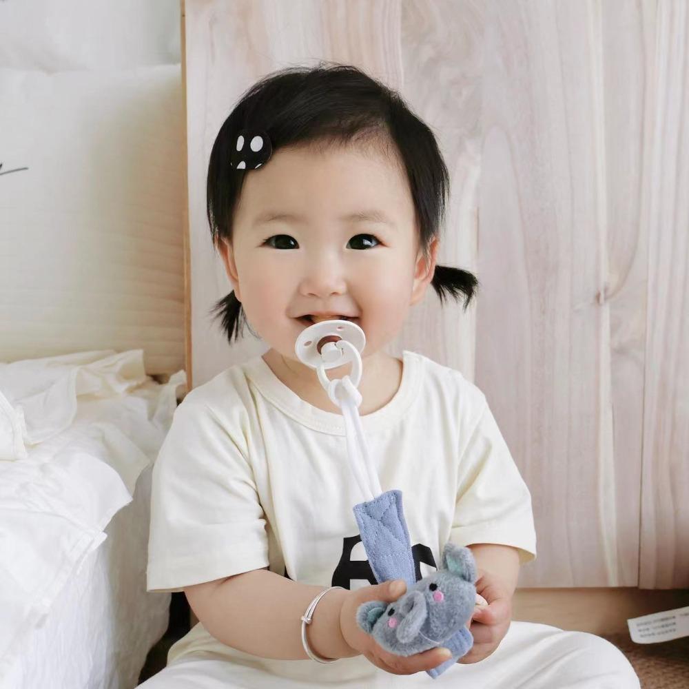 Держатель для пустышки против потери, Животные, Кукла, Держатель для соски, Клипсы, Кавайи, Детская ткань, Цепочка для пустышки, Ребенок