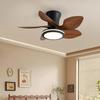 28 Дюймов 24 Вт Бытовой Потолочный Вентилятор-Светильник для Гостиной Среднего Размера Светодиодное Освещение Вентилятор Электрический Потолочный Вентилятор Со Светом