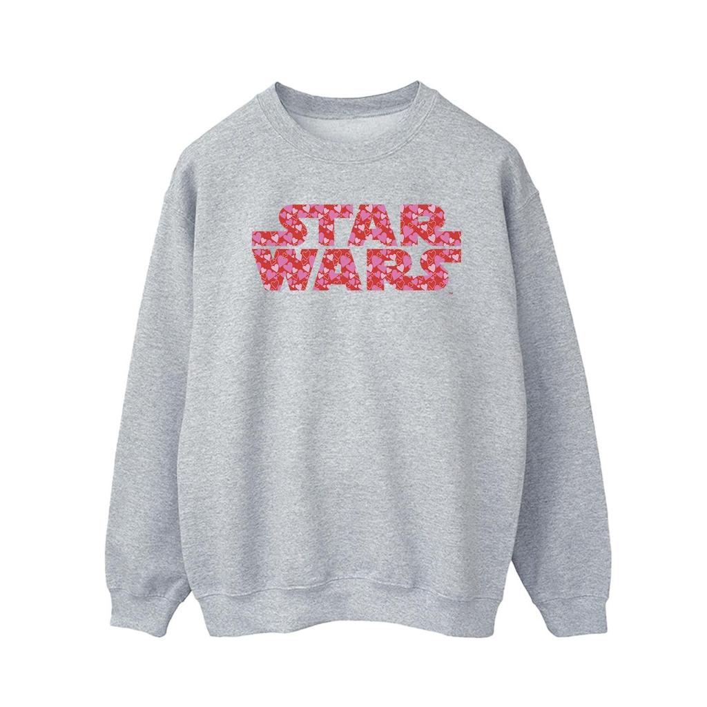 Star Wars Mens Heart Logo Sweatshirt