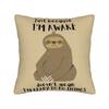 Just Because Im Awake Funny Quote  Pillowcase Merch Printed Cushion Cover Gift  Pillow Case Cover Home Multi Size