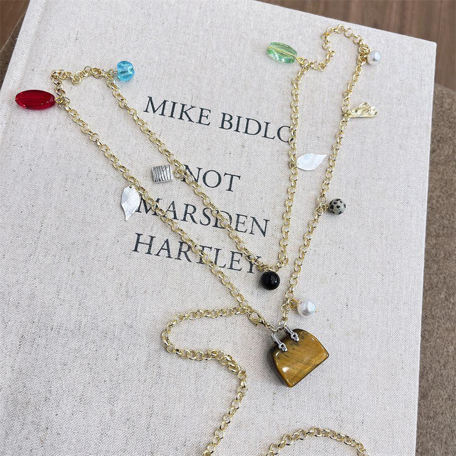 Универсальное ожерелье и цепочка на талию из натурального камня 2024 года: Высококлассный, уникальный стиль