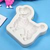 3D имитация щенка, силиконовая гибкая форма для пищевых продуктов, глина, смола, керамика, конфеты, помадка, конфеты, шоколад, форма для мыла