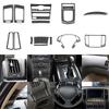 22x Car Carbon Fiber Interior Decorative Kit Cover Trim For Infiniti G37 2010-13
