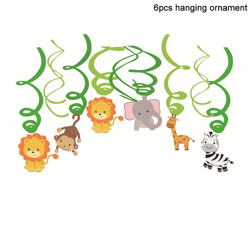 Посуда для дня рождения в стиле джунглей, украшение для вечеринки по случаю дня рождения, скатерть, тарелка, чашка, сафари на дикую природу, товары для первого дня рождения детей