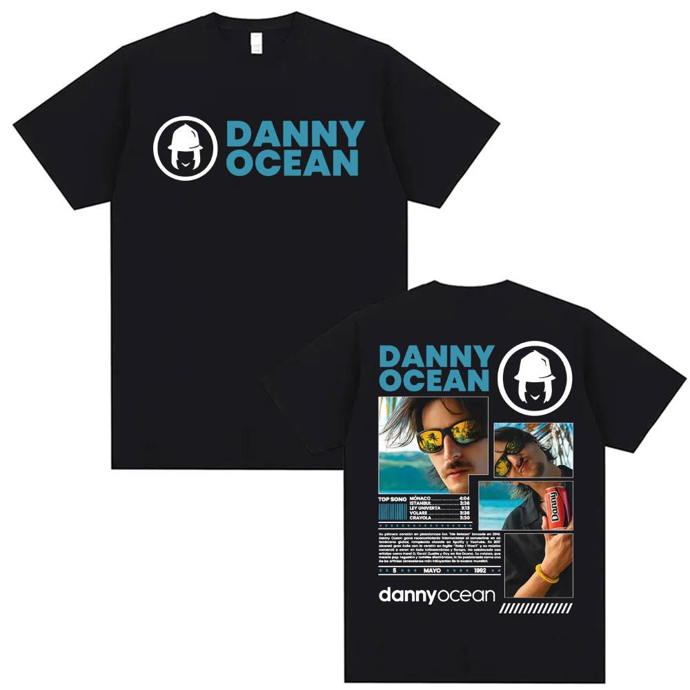 Rapper Danny Ocean 2026 Reflexa Tour Tshirts for Men Women Harajuku Gothic High Street T Shirt Casual ONeck Oversized Tshirt