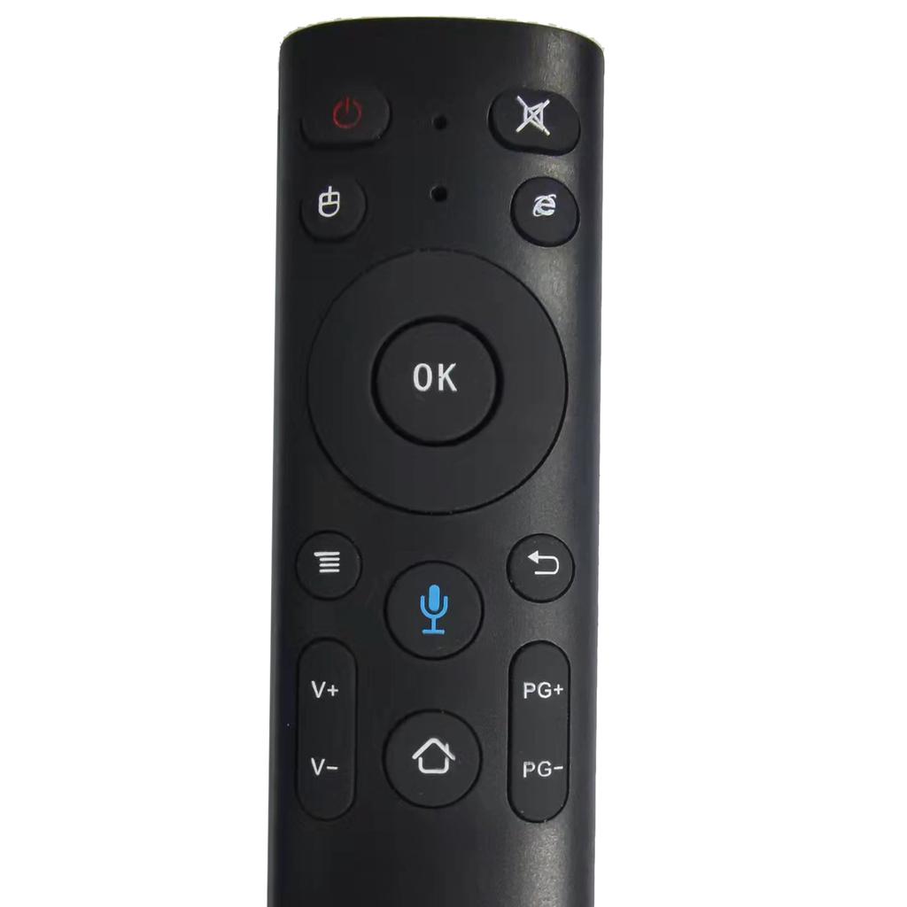 Голосовой пульт дистанционного управления 2.4G беспроводная аэромышь 2.4G беспроводной 3-осевой гироскоп ИК-обучение для Android TV Box