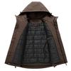 Большой размер 5XL-11XL Модные мужские парки оверсайз Зимнее пальто с капюшоном Повседневная свободная Толстая теплая зимняя куртка