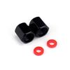 AXSR8 4PCS Car Wheel Tire Valve Air Stem Caps Dust Covers For Citroen C4 C3 C5 C1 C2 Berlingo Celysee Cactus Saxo Auto Accessories