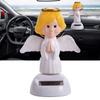 Car Decor Action Figure Shaking Head Dolls Dancing Flip Dolls Bobble Head Doll Solar Swinging Angel