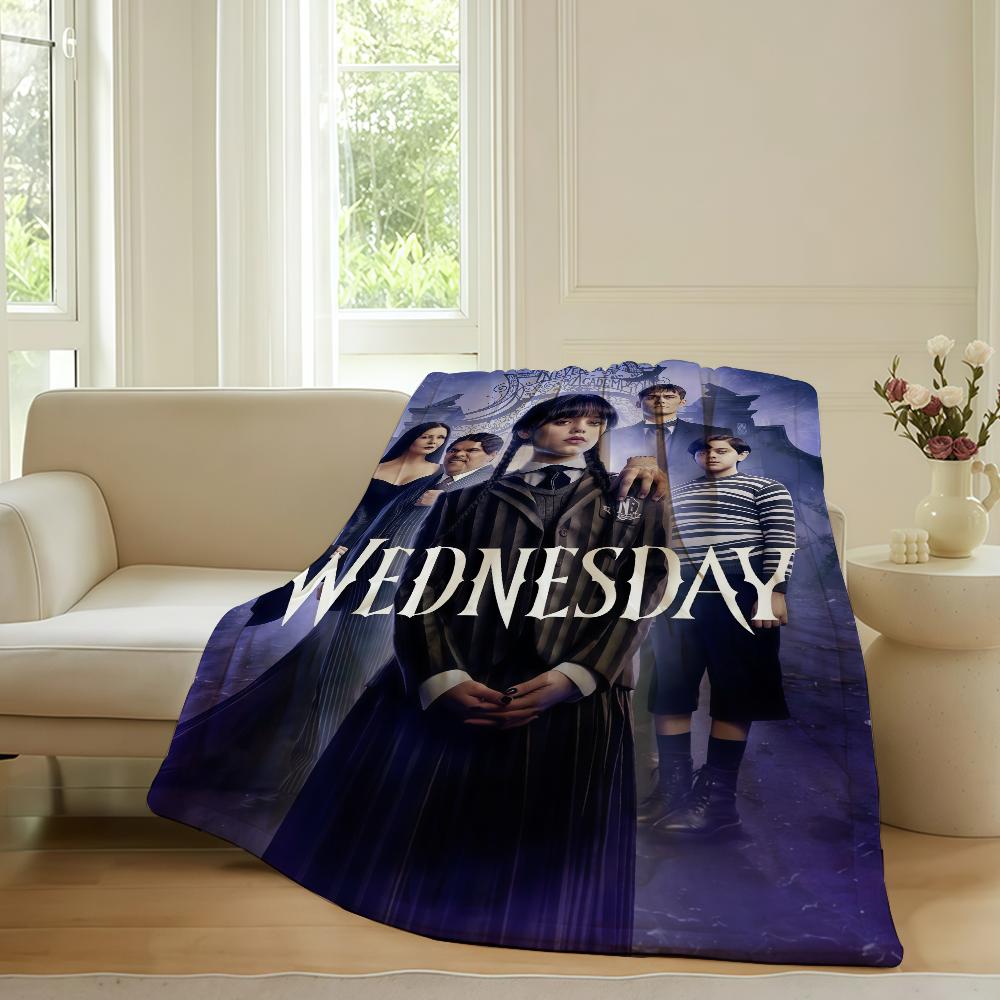 Comedy TV Blanket For Sofa Office Bed Plane Travel Sleep Read Relax Camping Soft And Warm w Wednesday