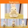 Cute Soft Rabbit Plush Doll  With Soft Short Fur And Pp Cotton Filling For Kids