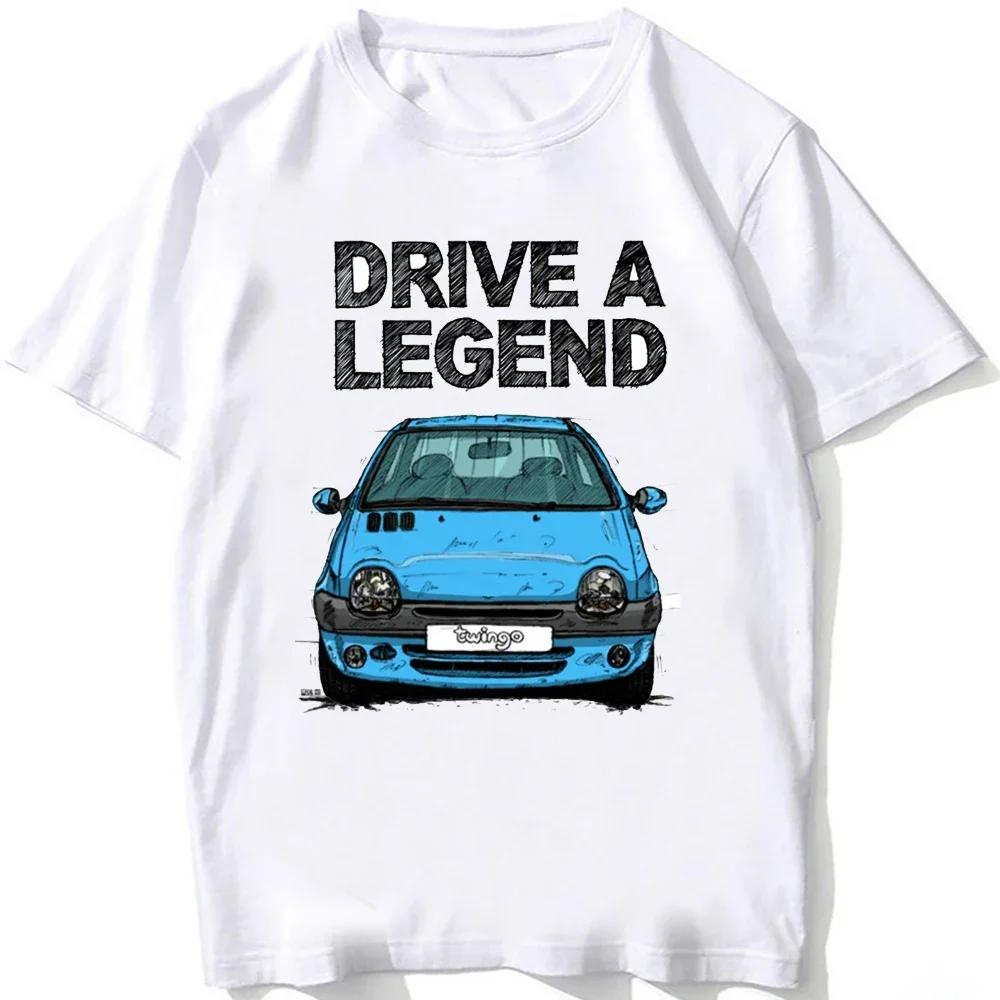 2026 New Drive A Legend Twingo Late Halogen Model Sport Car Tshirt Boy White Tees Unisexs Clothing Summer Casual T Shirt