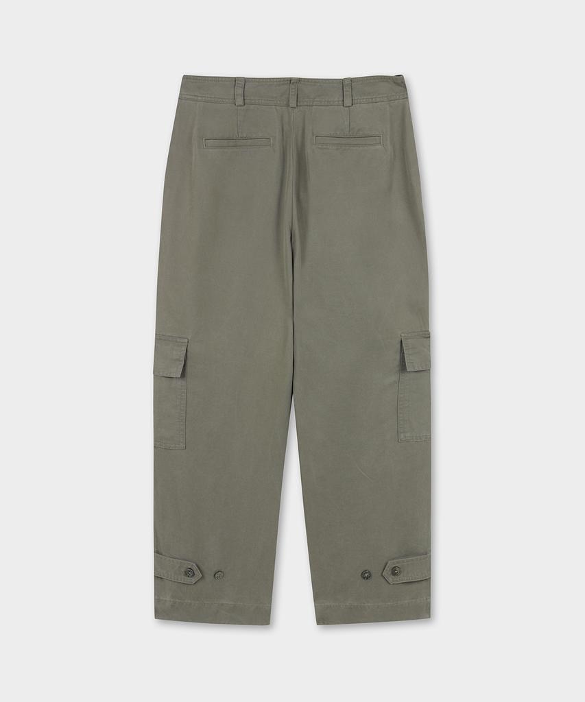 BROOKS BROTHERS [Женские] Хлопковые брюки в стиле utility (оливковый) (Bbpcwm9413Kfs)