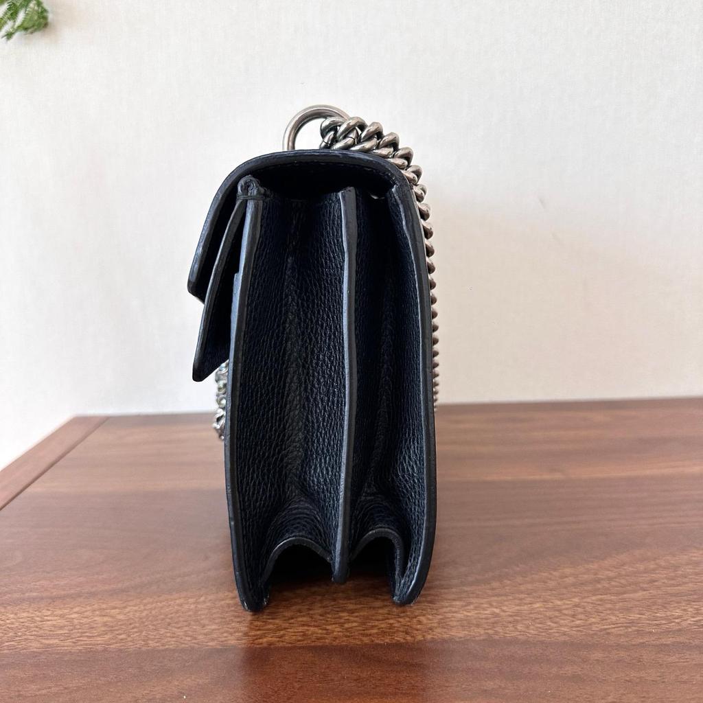 [Pre-Owned] Dionysus Versatile Solid Color Tiger Head Buckle Chain Leather Handheld Crossbody Shoulder Bag Small - Good #72GG6Y