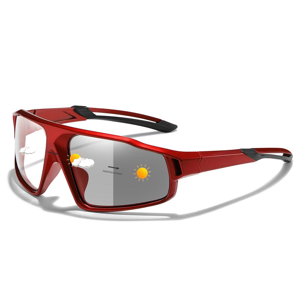 Модные фотохромные солнцезащитные очки для мужчин и женщин, для активного отдыха, спорта, хайкинга, велоспорта, рыбалки, гольфа, пляжа, прямоугольные, ветрозащитные очки