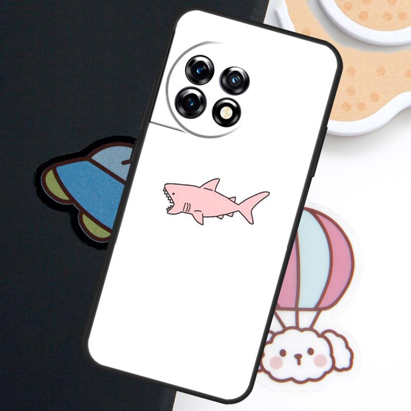 Ocean Whale Shark Tooth Fish Case For OnePlus Nord N30 N20 CE 5 3 4 Lite OnePlus 15 13 12 11 9 8 10 Pro 10T 13R 15R Cover