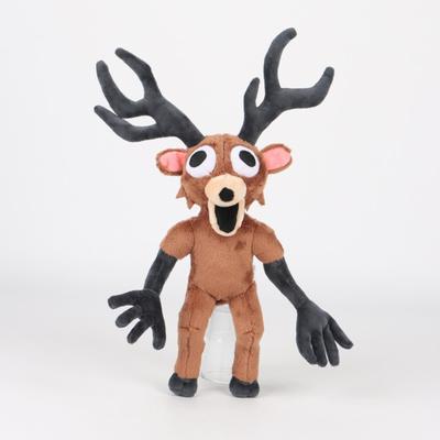 Неофициальная мягкая игрушка Hushan 99 ночей в лесу, 38 см, кукла Roblox, подушка на Хэллоуин, подарок на день рождения, мерч хоррор-игры [Параллельный импорт]