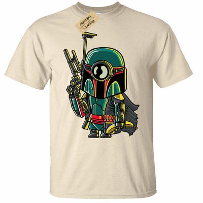 Boba Minion Mens T-Shirt Fett Star Parody Bounty Hunter Unisex Size S-3Xl