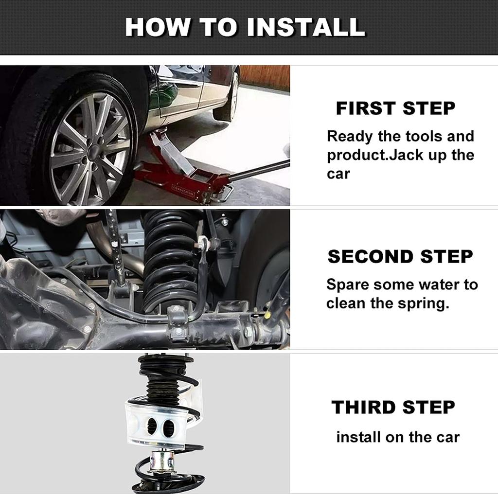 Ledmomo 2 шт. Резиновая проставка Пружина Резина Универсальная Автомобильная Резиновая Пружина Автомобильная Гармоническая Проставка Подвески