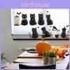 Cute Black Halloween Cat Bat Ghost Bedroom Home Decoration Wall Stickers