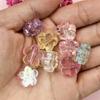 Flower Beads Jewelry Making 10Pcs Mobile Phone Chain Handcrafted Beading Neclace Bracelet 15mm for Crafted DIY Findings