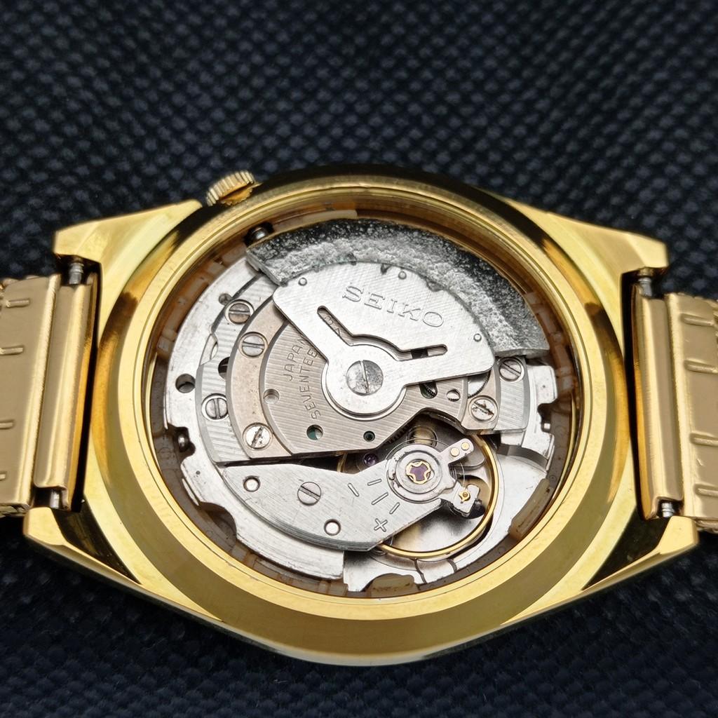 ВОССТАНОВЛЕННЫЕ ВИНТАЖНЫЕ ЧАСЫ SEIKO 5 AUTO 6309A JAPAN MENS DAY/DATE ЧЕРНЫЕ a309510-9