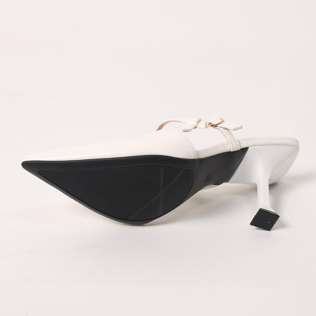 Модные новые женские туфли с острым носком на высоком каблуке, туфли-мешки и туфли с одним словом на ремне