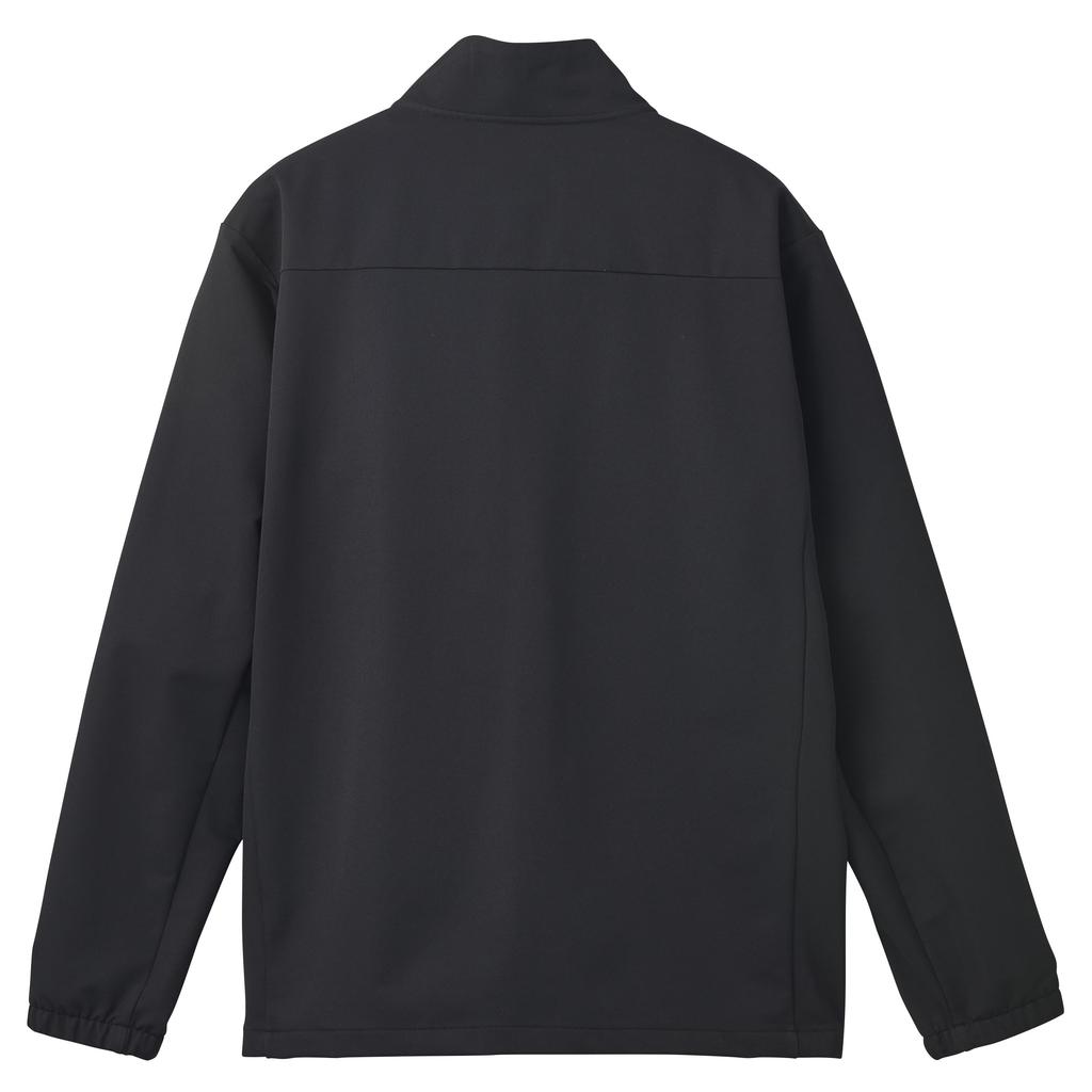 Джерси Descente HEATNAVI TOUGH Soft Shell Куртка-стойка Водоотталкивающая Тренировочная Беговая Черная [Move Sports]