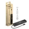 Хаб Club 3D USB Gen2 Type-C с 2 портами Type-C (поддержка Dual 8K30Hz / 4K120Hz), 2 портами USB-A, 1 портом USB-C (100 Вт), 1 портом HDMI/USB Display, 6-в-1, (ДСК) / (ДСК), A, RJ45, 10 Гбит/с, PD3.0