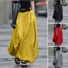 Women's Fashion Casual Solid Color Print Summer Spring Skirt