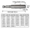 6-17 мм ударная головка магнитная гайковерт 1/4" шестигранный ключ адаптер для сверла головка привода ударная головка адаптер