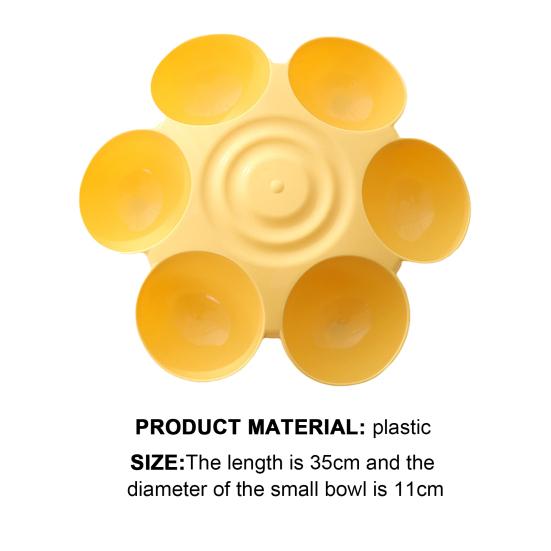 Миска для домашних животных с нескользящим дном в форме цветка, наклон 15 градусов, миска для собак, щенков