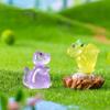 Cartoon Mini Dinosaur Ornaments Resin Crafts Micro Landscape Decoration  Garden