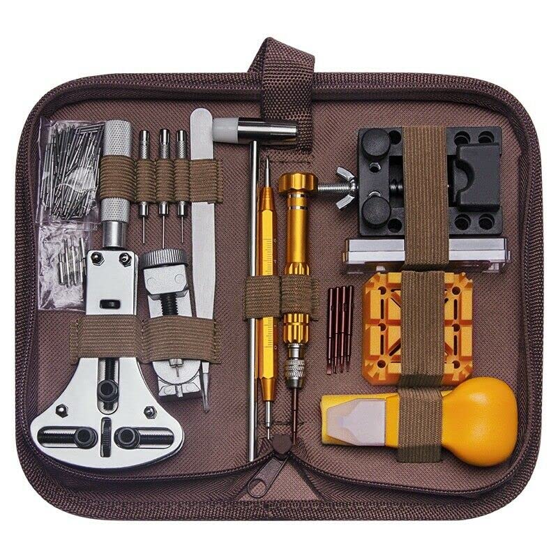 149PCS Watch Repair Kit Watch Band Link Remover Spring Bar Tool with Carrying Watch Repair Kit Case,