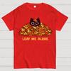 Leaf Me Alone Cotton Summer Casual Cool Loose T-Shirt