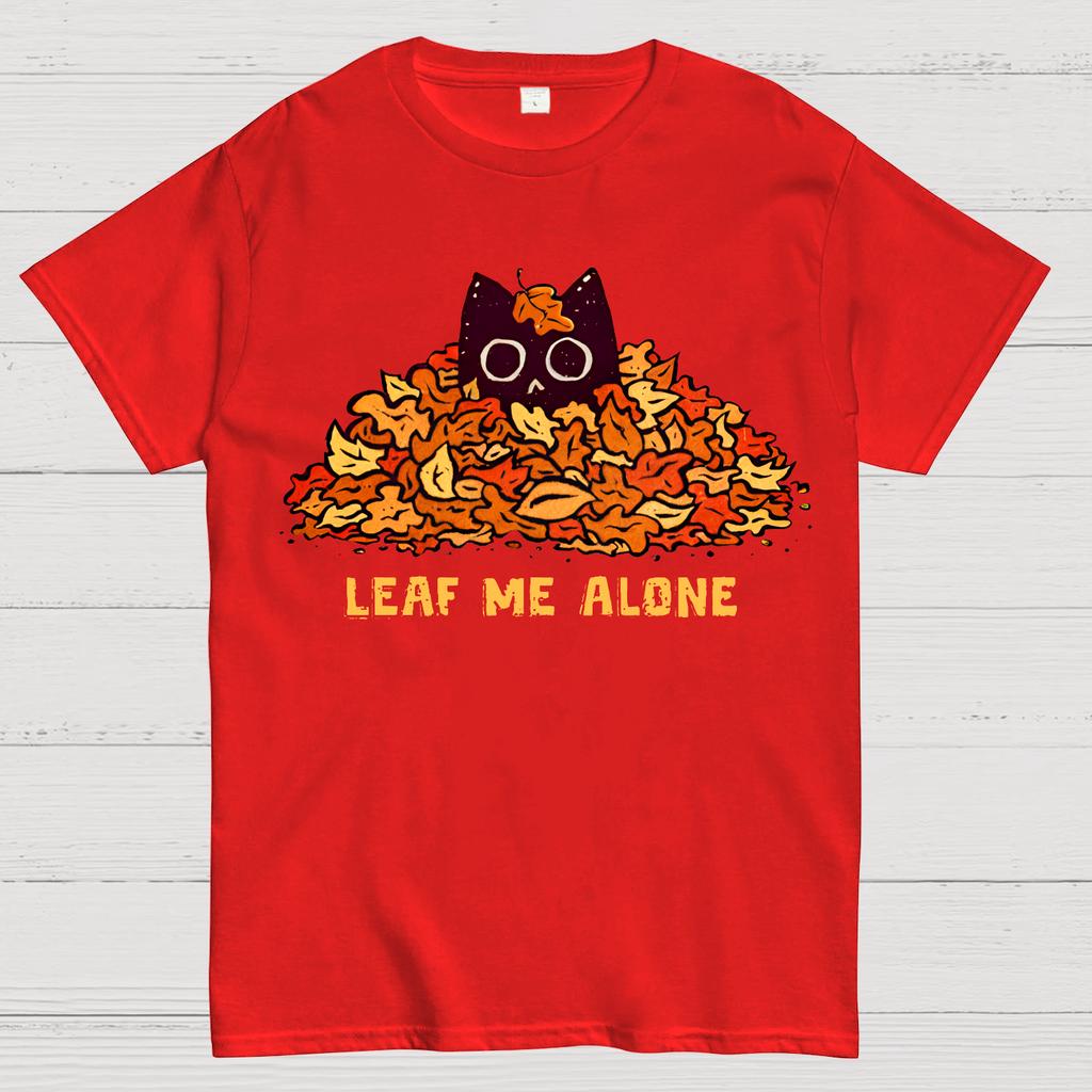 Leaf Me Alone Cotton Summer Casual Cool Loose T-Shirt