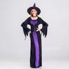 Halloween, Witch Costume Cosplay Purple Witch Dress Holiday Party Costume