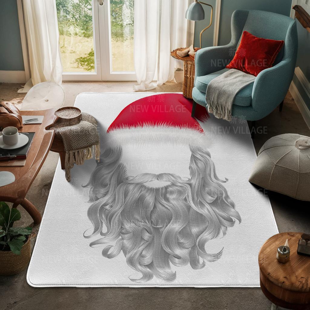Ковер у входа в дом Домашний коврик у двери Гостиная Ванная Комната Ноги ванная комната Нескользящие коврики с водопоглощением для ванной Счастливого Рождества зима