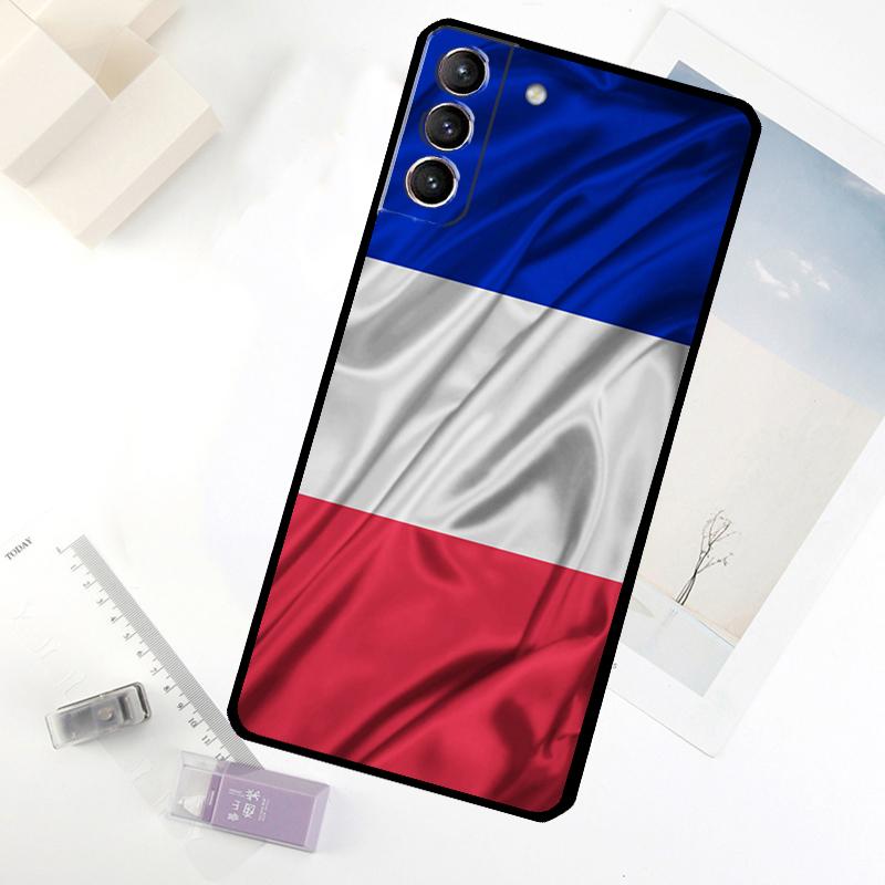 Чехол для телефона с флагом Франции для Samsung Galaxy S25 S24 S23 S22 S21 S20 S26 Ultra S10 Plus S23 FE S25 FE