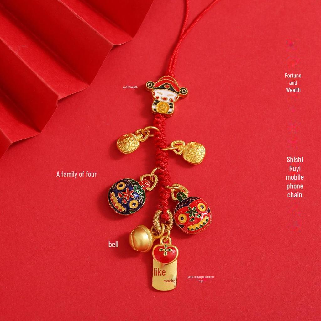 Древний золотой брелок-подвеска: Бог богатства, поглощающий золото