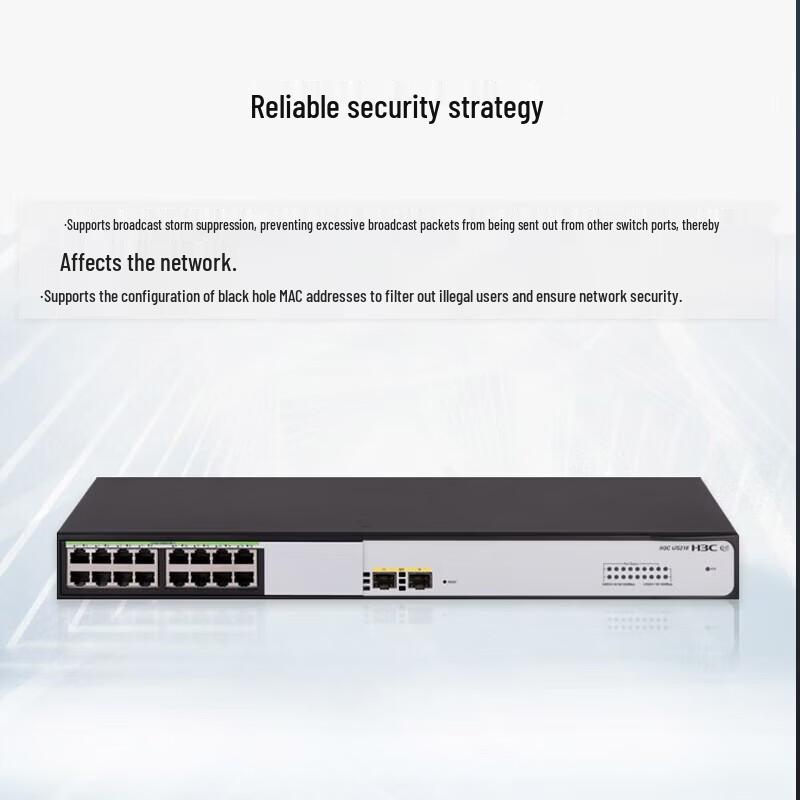 H3C US218-HP Gigabit Managed PoE+ Ethernet Switch