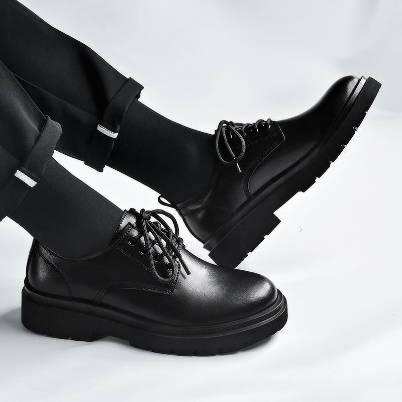 Новое поступление мужских повседневных кожаных туфель, стильные мягкие мужские кроссовки, универсальная мужская обувь для свадебного платья, элегантные мужские туфли для жениха