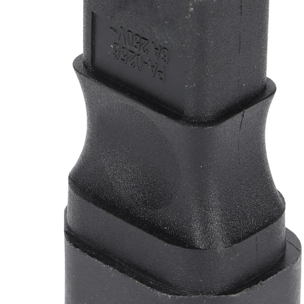 Прочный адаптер питания 6A C14 на C9 250V Черный Адаптер питания Адаптер питания с долгим сроком службы Компьютер