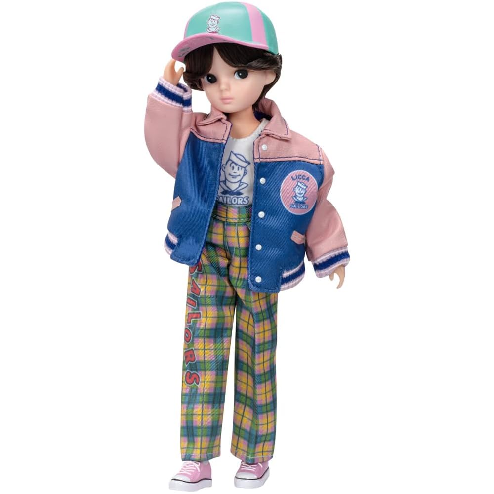 Takara Tomy Licca-chan Doll Retro Sailor Fashion Outfit Playset Toy for Ages 3 and Up