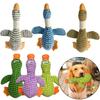 Cute Plush Dog Toys Pet Duck Squeak Toy for Puppy Sound Wild Goose Chew Toy for Small Middle Large Dogs Teeth Cleaning