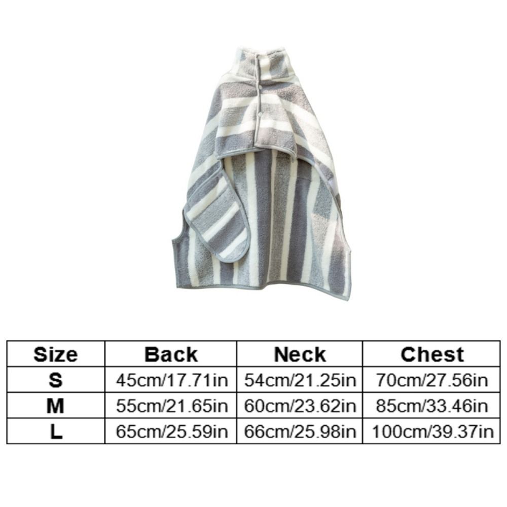 Warm Pet Drying Coat Soft Dog Bath Towel Pet Quick-drying Coat Dog Bathrobe  Drying