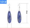 Европейские и американские длинные капли воды, натуральные кристаллы, энергия вулканической породы, серьги-подвески, серьги с темпераментом