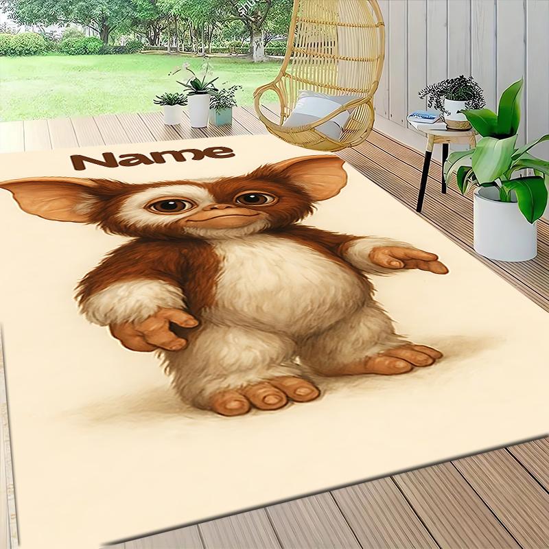 Custom Name Gizmo Gremlins Carpet Rug Customizable Soft Washable Anti-Slip Home Living Room Sofa Mats Personalized Rug. 0909112