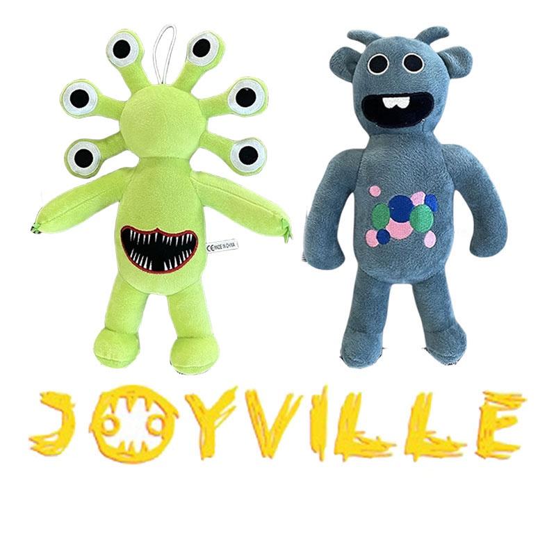 Fun And Colorful Joyville Monster Plush Toy 28cm Blue Two-eyed Monster 119g Soft Short Plush Pp Cotton Filling