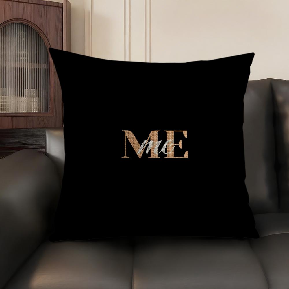 Чехол на подушку Simplicity Pattern Love из натурального льна, органической ткани, с двусторонней печатью, для дивана, домашнего декора, подарок
